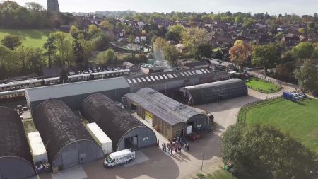 Aerial shot of Old Dairy Brewery