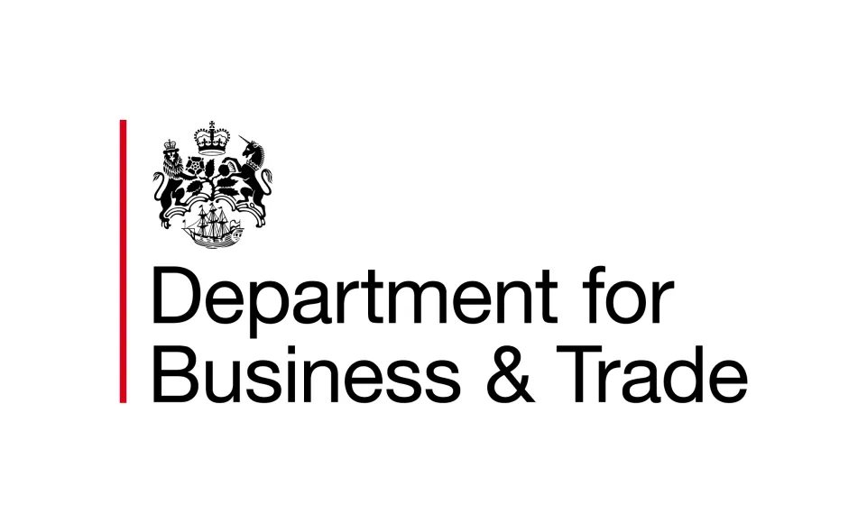 Department for Business & Trade logo