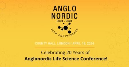 Anglonordic Conference poster with conference title, date of event and location.
